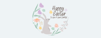 Easter Wreath Facebook cover Image Preview