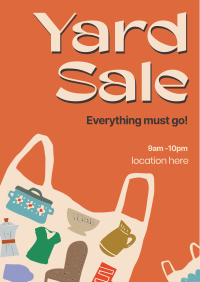 Decluttering Yard Sale Poster Image Preview