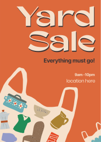 Decluttering Yard Sale Poster Preview