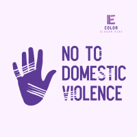 No to Domestic Violence Instagram post Image Preview