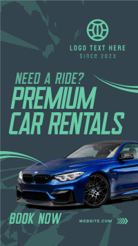 Premium Car Rentals TikTok video Image Preview