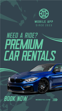 Premium Car Rentals Video Image Preview