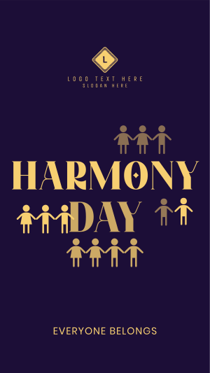 People Harmony Day Facebook story Image Preview