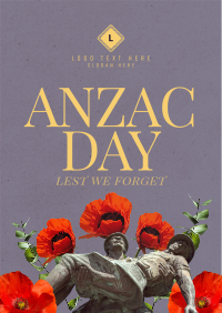 Anzac Day Collage Flyer Image Preview