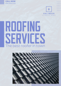 Roofing Services Poster Design