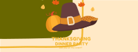 Thanksgiving Dinner Party Facebook Cover Image Preview