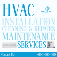 Editorial HVAC Service Instagram post Image Preview