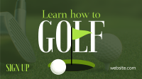 Minimalist Golf Coach Animation Design