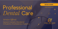 Professional Dental Care Services Twitter post Image Preview