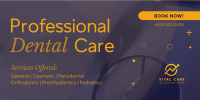 Professional Dental Care Services Twitter Post Image Preview