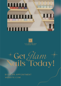 Salon Glam Nails Poster Image Preview