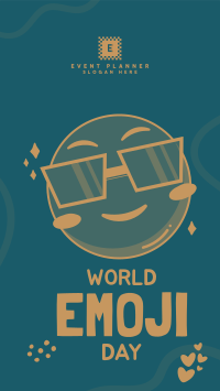 Cool Emoji Facebook story Image Preview