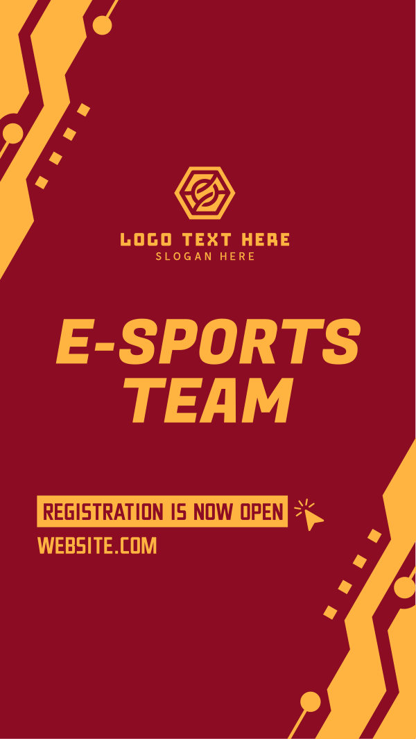 Esports Team Registration Facebook Story Design Image Preview