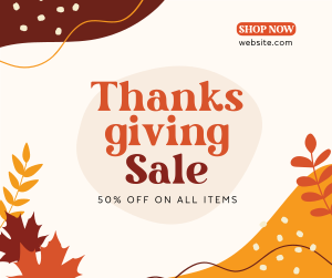 Thanksgiving Flash Sale Facebook post Image Preview