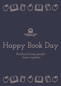 Book Day Message Poster Image Preview