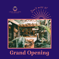 Bistro Grand Opening Instagram post Image Preview