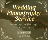 Floral Wedding Videographer Facebook Post Design