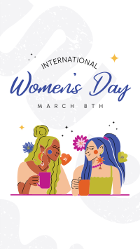 Women's Day Blossoms Facebook story Image Preview
