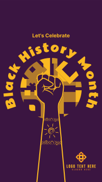 Black History Power Instagram Story Design