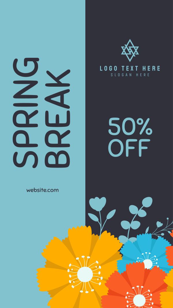 Spring Break Sale Instagram Story Design Image Preview