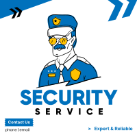 Security Officer Instagram Post Design
