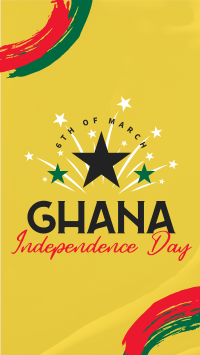 Ghana Independence Celebration Facebook Story Design