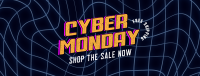 Vaporwave Cyber Monday Facebook Cover Preview