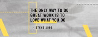 Love What You Do Facebook Cover Design