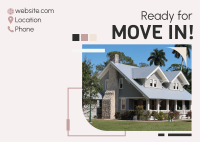 Ready for Move in Postcard Image Preview