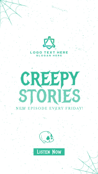 Creepy Stories Instagram Story Design