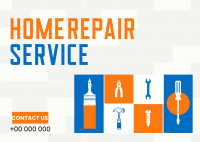 Home Repair Service Postcard Image Preview