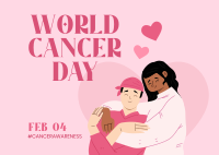 Cancer Awareness Postcard Design