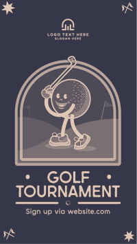 Retro Golf Tournament YouTube Short Preview