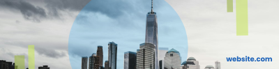 Modern Urban Cityscapes LinkedIn banner Image Preview