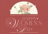 Modern Nostalgia Women's Day Postcard Preview