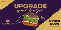 Upgrade your Burger! Twitter Post Design