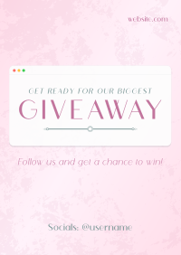 Elegant Chic Giveaway Flyer Image Preview