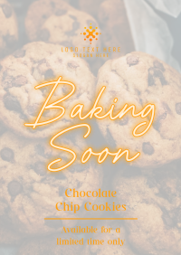 Coming Soon Cookies Flyer Image Preview