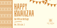 Tribal Kwanzaa Heritage Twitter post Image Preview