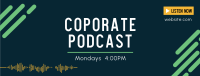 Corporate Podcast Facebook Cover Design