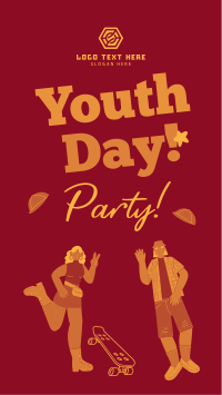 Youth Party Facebook Story Design