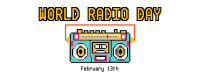 Radio 8 Bit Facebook cover Image Preview