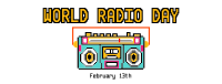 Radio 8 Bit Facebook Cover Image Preview