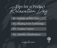 Tips for Relaxation Facebook Post Image Preview