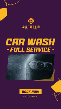 Carwash Full Service Instagram Story Design