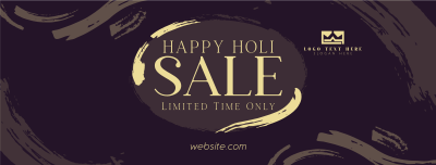Brush Holi Festival Sale Facebook cover Image Preview