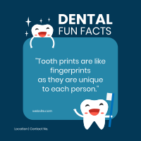 Dental Facts Instagram Post Design