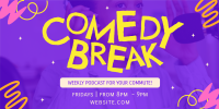 Comedy Break Podcast Twitter post Image Preview