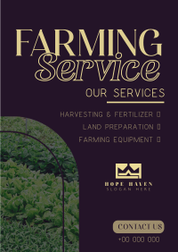 Farmland Exclusive Service Flyer Image Preview