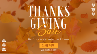 Thanksgiving Leaves Sale Animation Image Preview